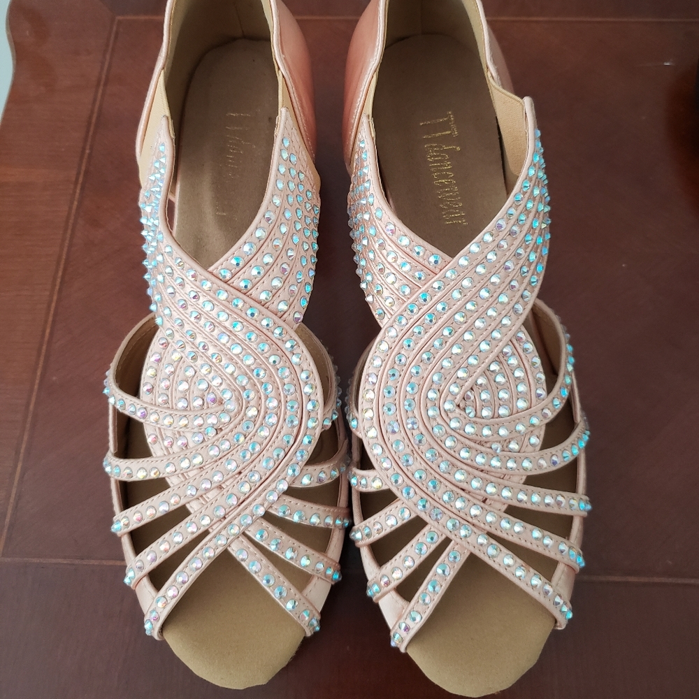 TT Dancewear Nude Ballroom Dance Shoes
